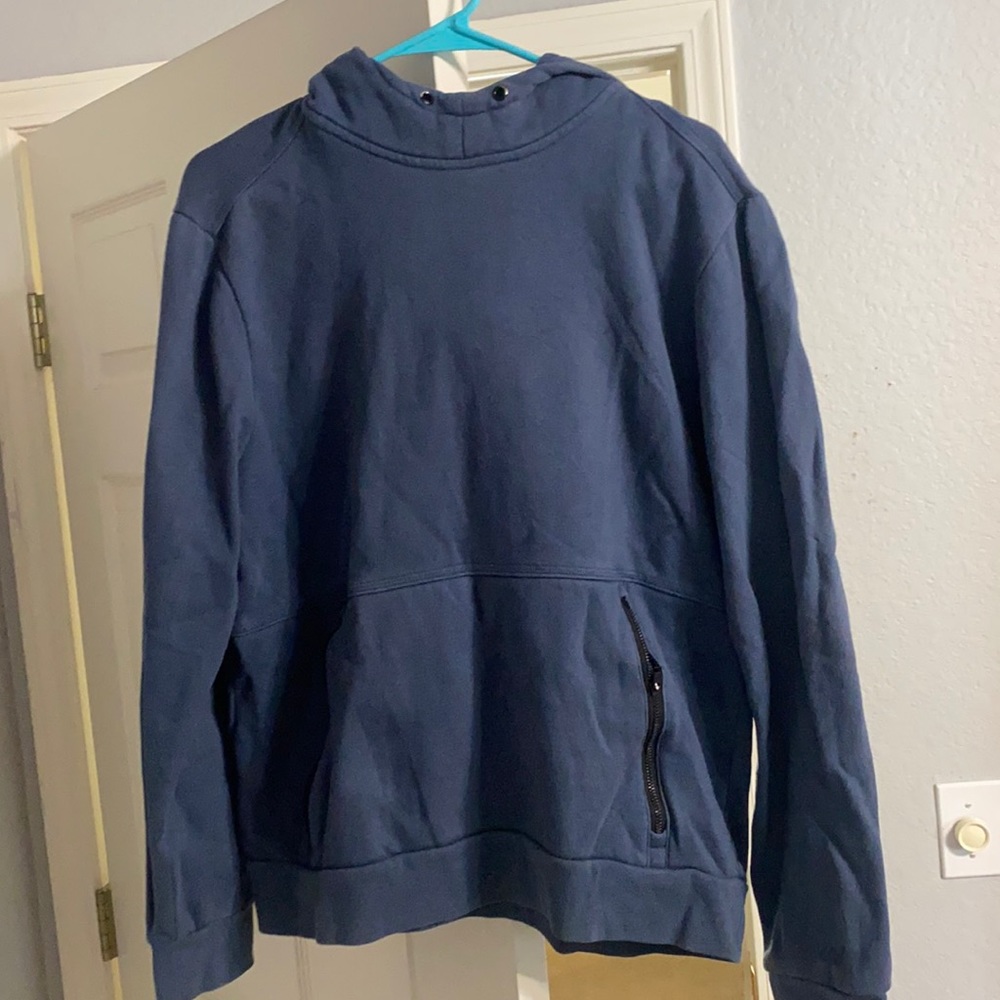 Blue hoodie